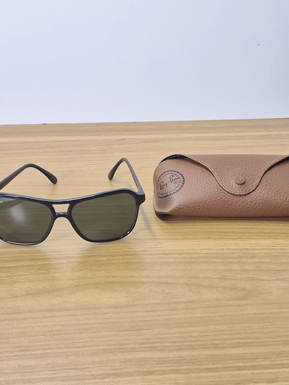 ​Vintage B&L Ray-Ban CATS Aviator Sunglasses Black France